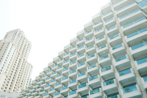 Balconies of Hilton Jumeirah Hotel in UAE