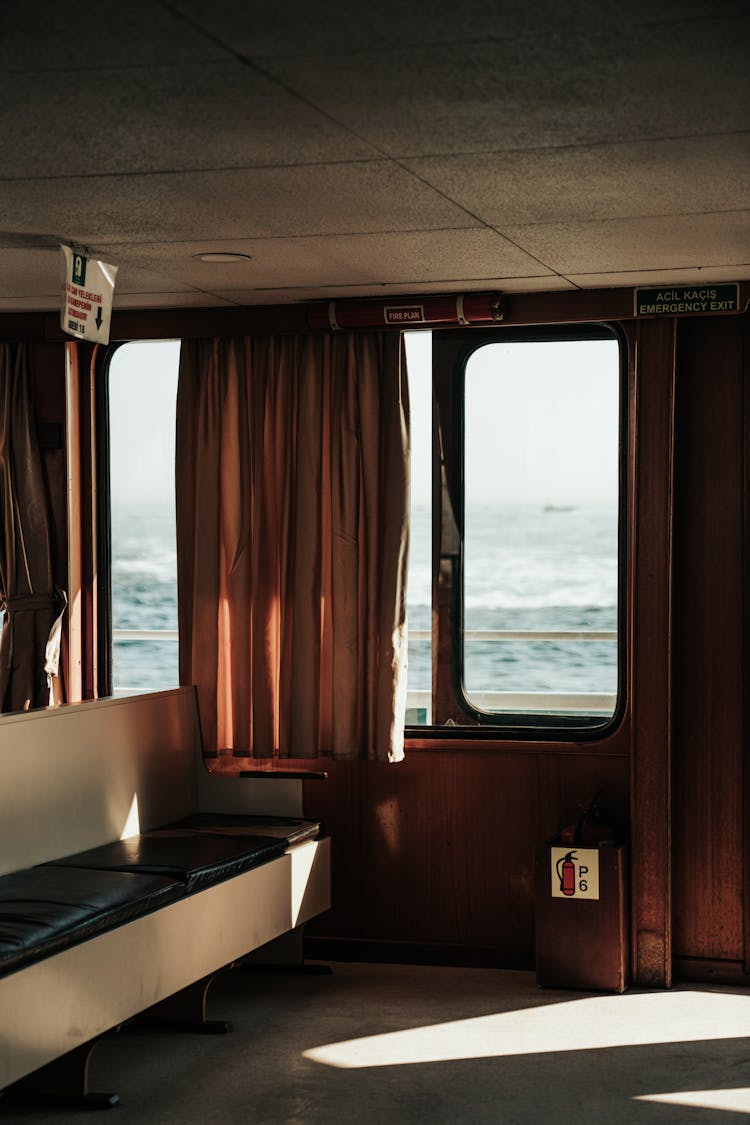 Interior Of A Ferry