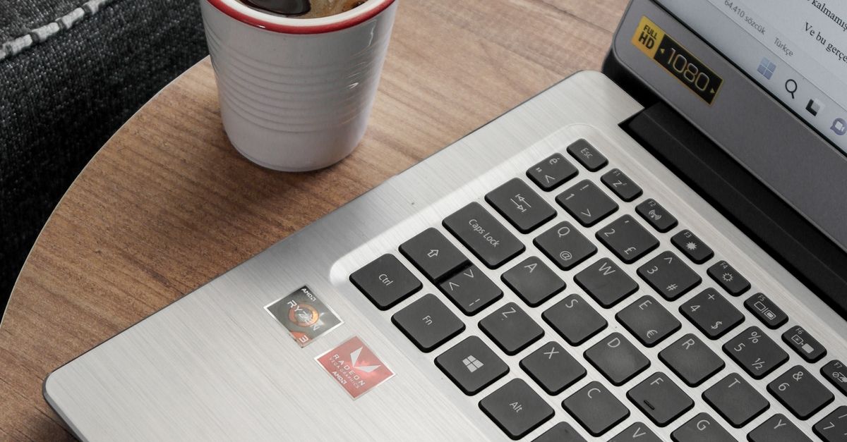 Cup Images Computer Coffee Cup by Laptop · Free Stock Photo