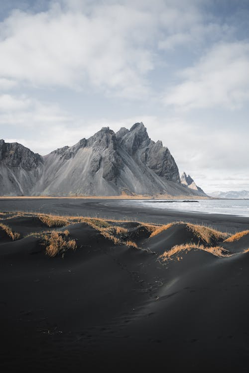 คลังภาพถ่ายฟรี ของ stokksnes, จุดสังเกต, ชายหาด