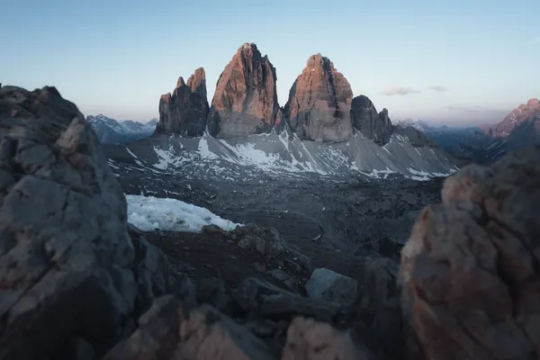 Forcella Lavaredo au lever du jour