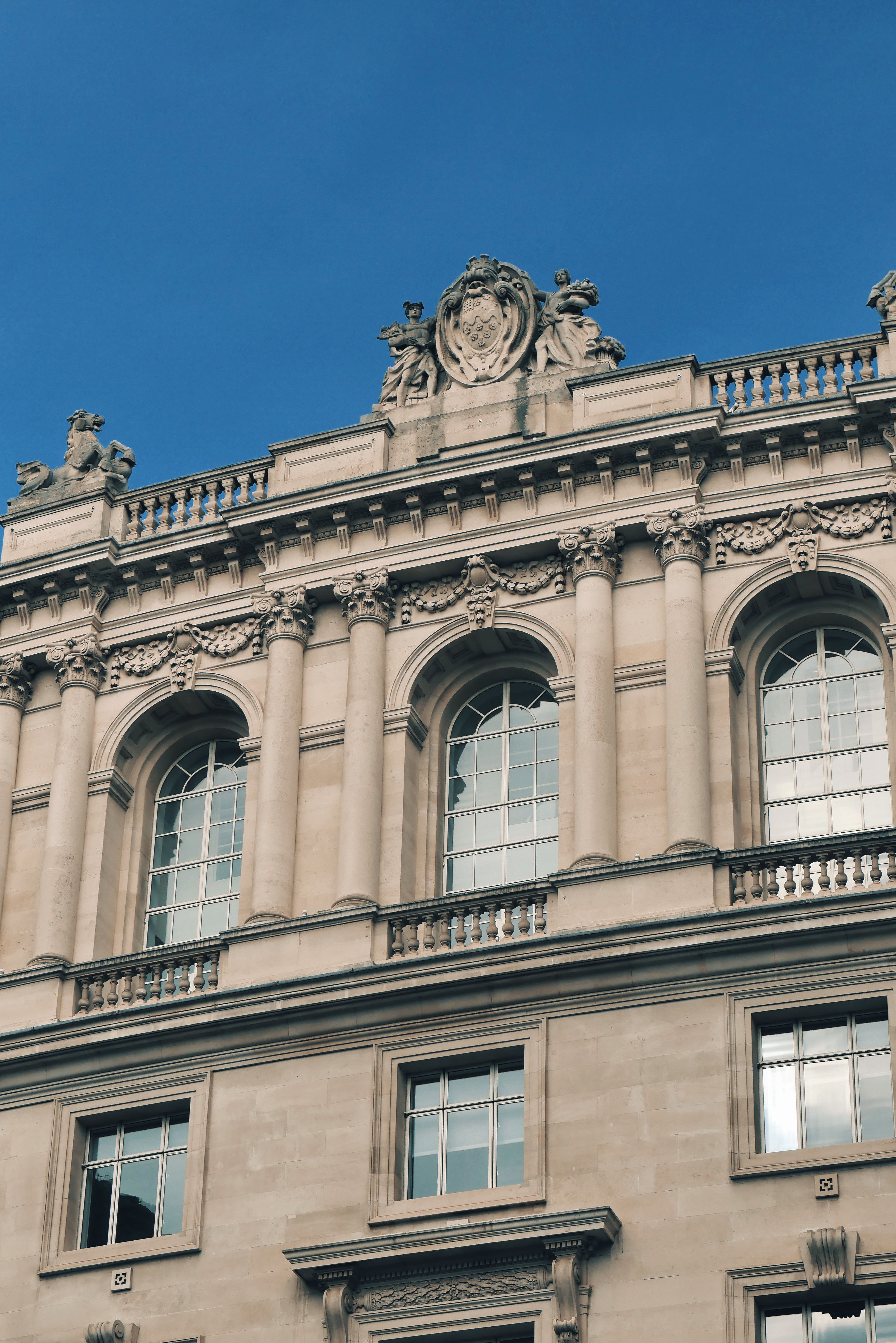 Facade of a Traditional Building in City · Free Stock Photo
