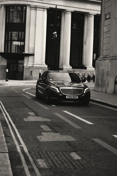 Mercedes-Benz Running on Street