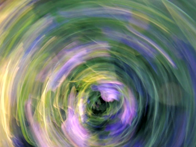 Abstract Circular Motion Blurred Shape