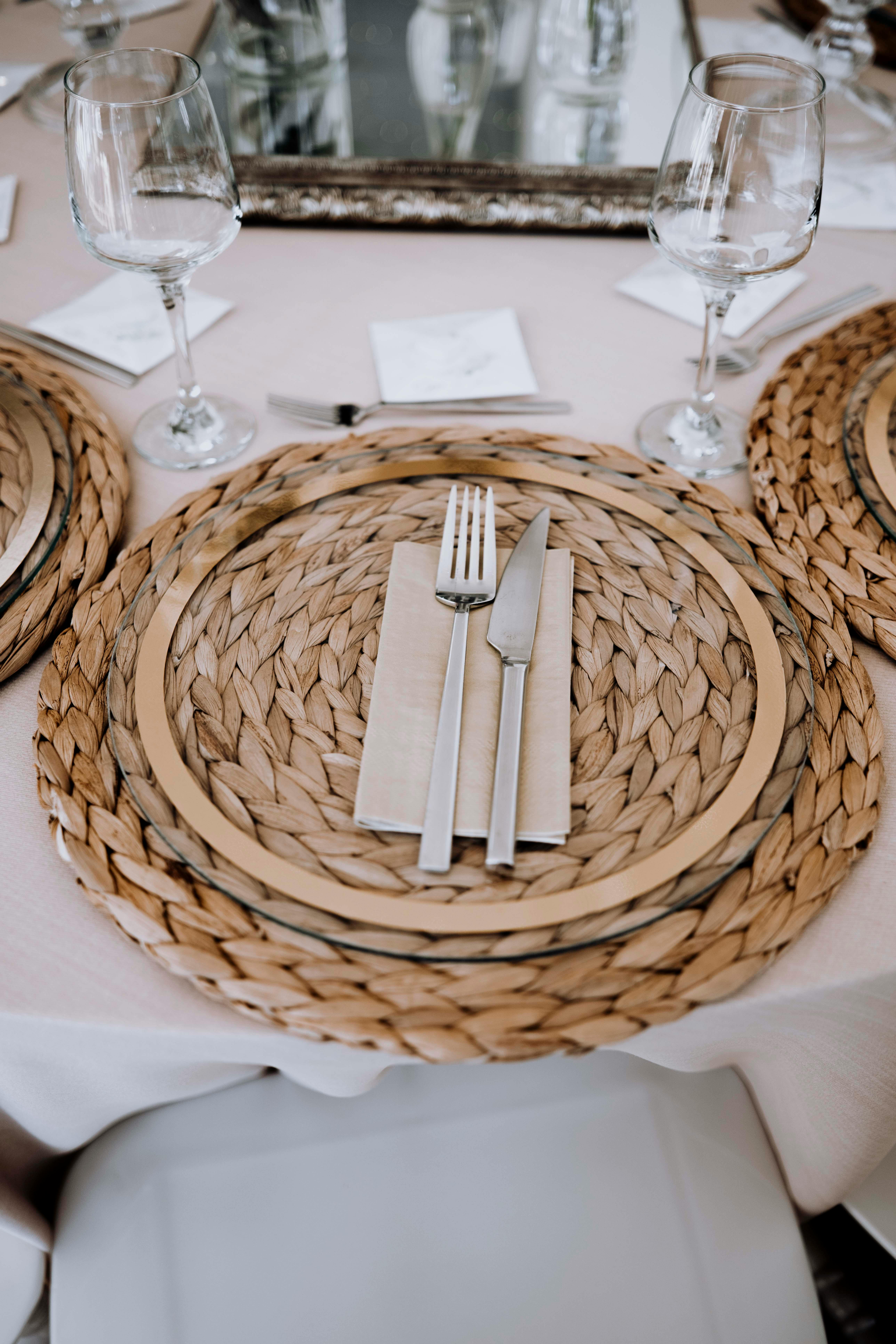 Cutlery and Glassware on a Table · Free Stock Photo