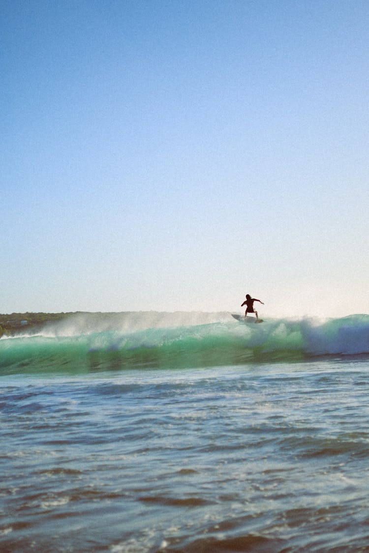 Surfer On Wave