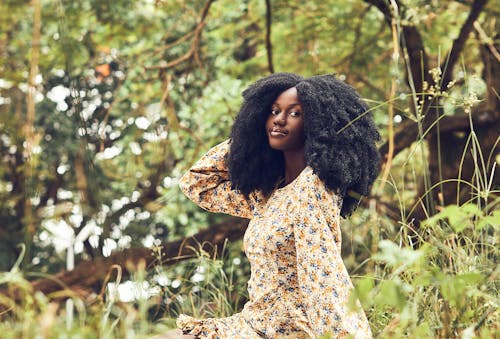 Kostnadsfri bild av afro hår, bokeh, Framställ