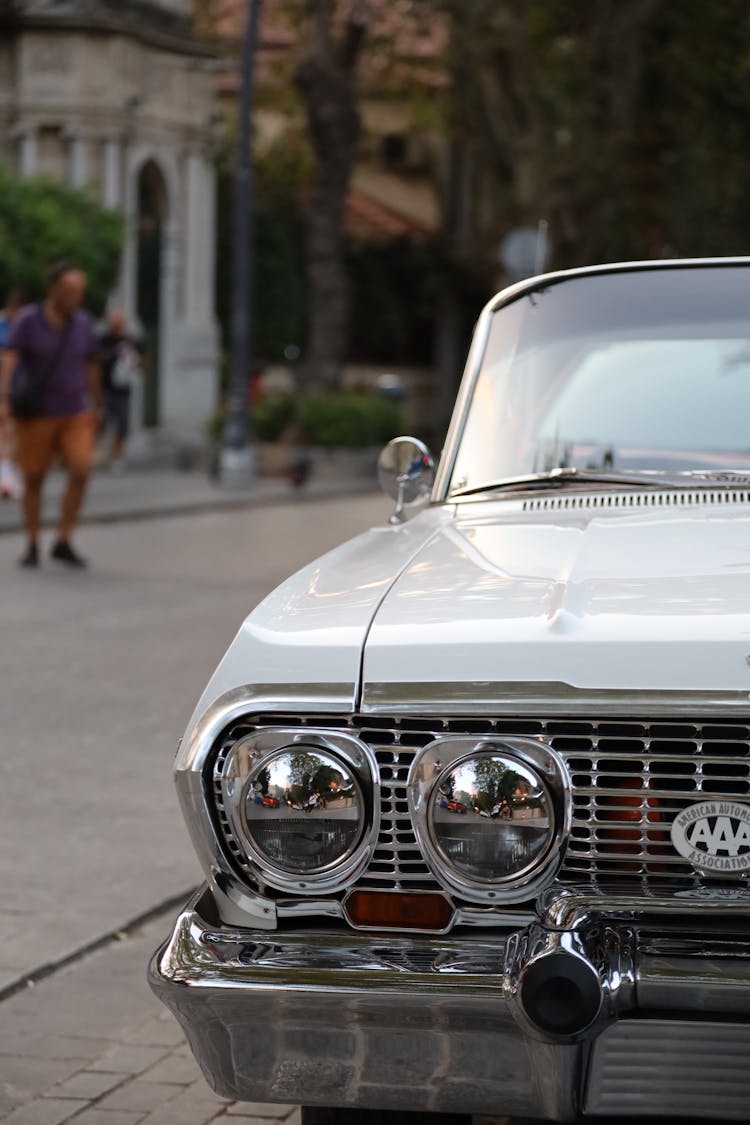 Headlamps Of A Car