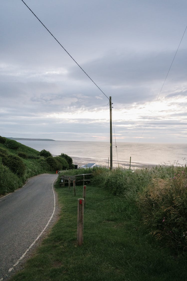 Electricity Pole By The Road