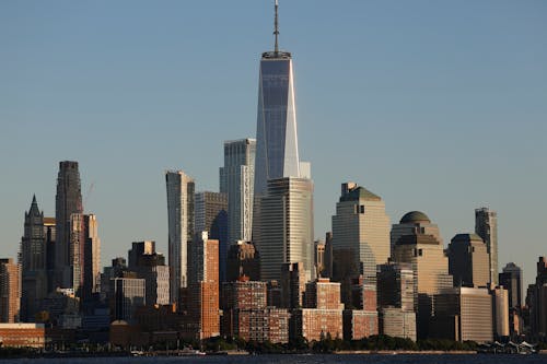 One World Trade Center over Skyscrapers in Manhattan