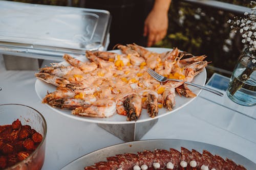 Seafood on Plate