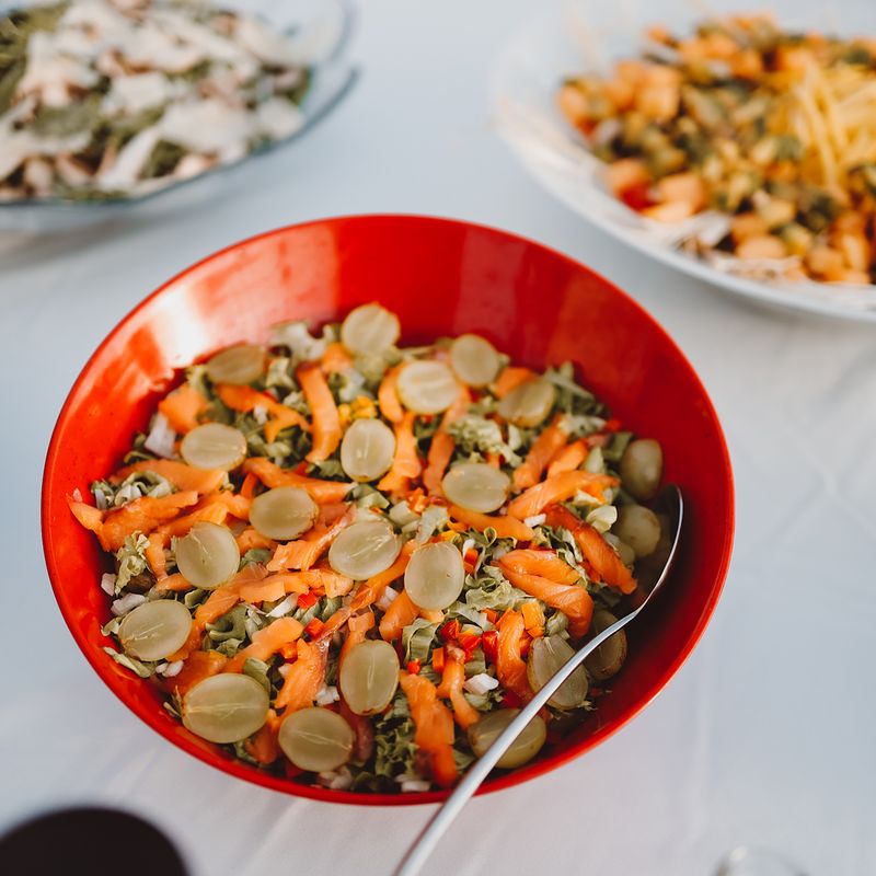 Korean Grape Salad with Gochujang and Honey