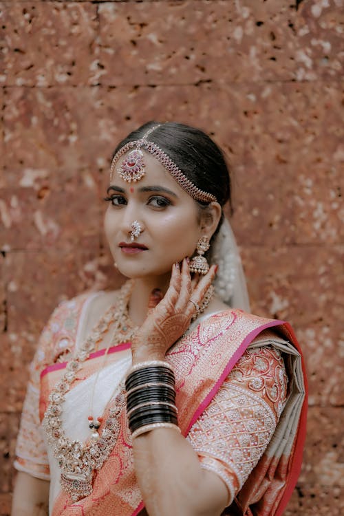 Portrait of Woman in Traditional Clothing