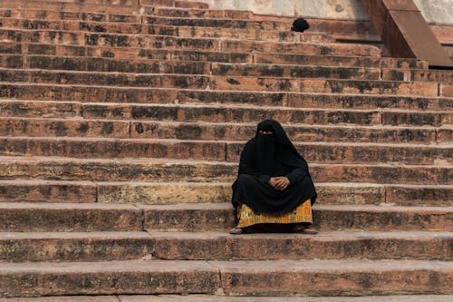 Imagine de stoc gratuită din abaya, femeie, haine negre