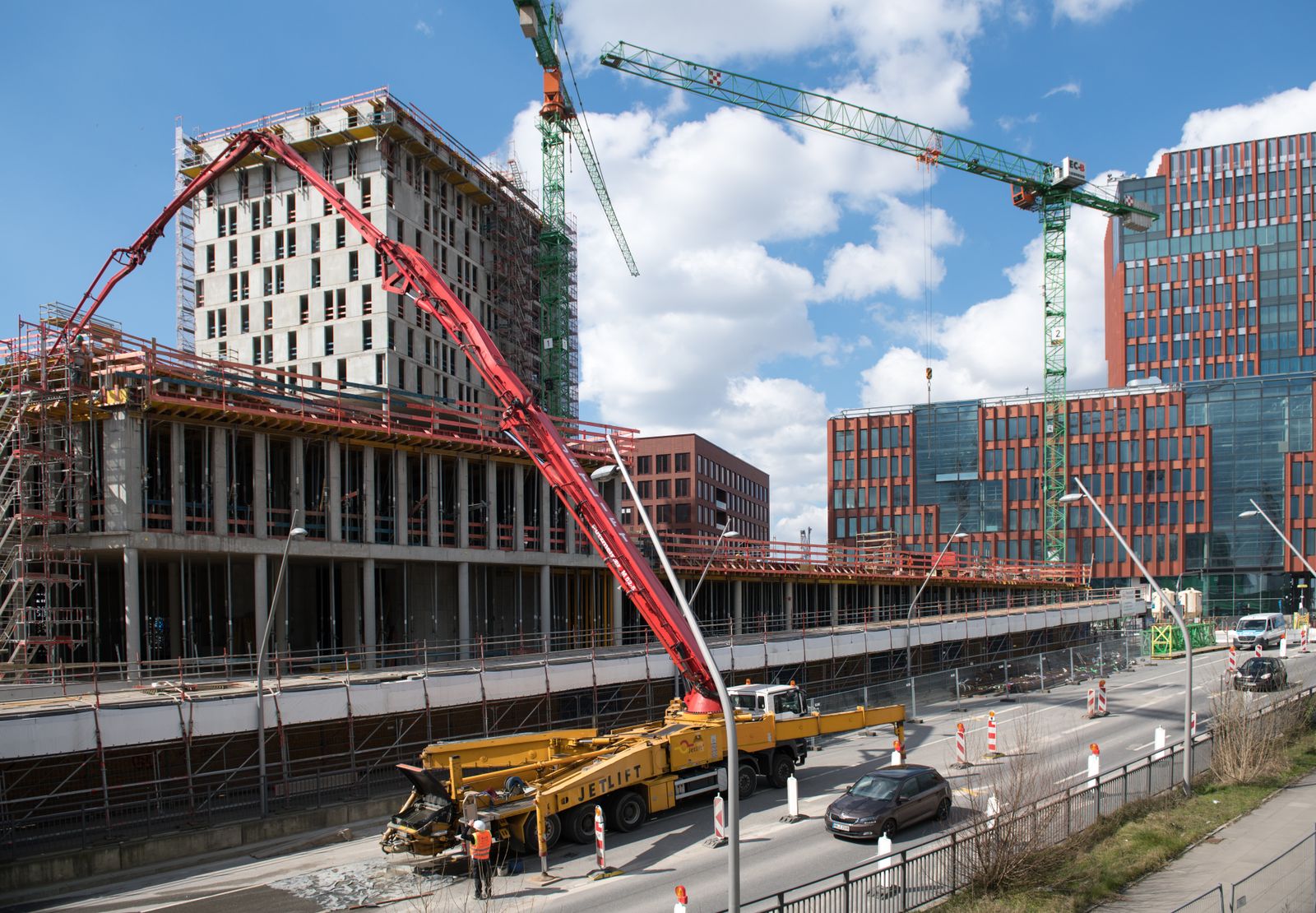 Rohbau Baustelle in Hamburg