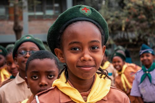 Photos gratuites de chapeau, écolière, enfant