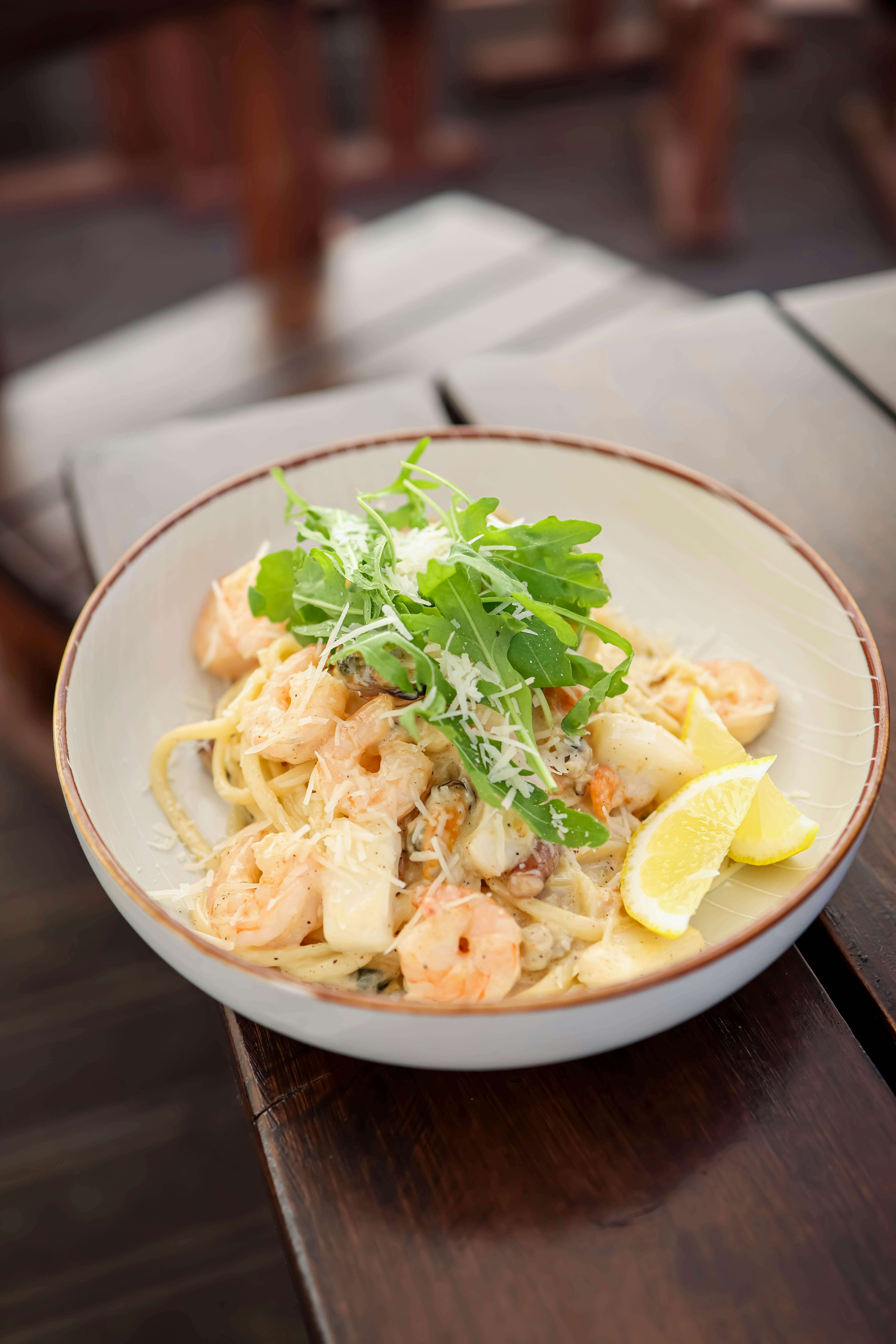 Roasted Shrimp and Asparagus Pasta