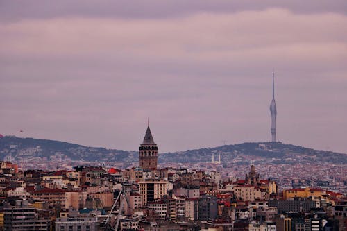 Istanbul Cityscape with Galata Tower