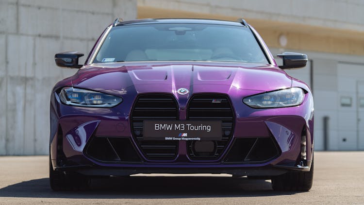 Purple BMW M3