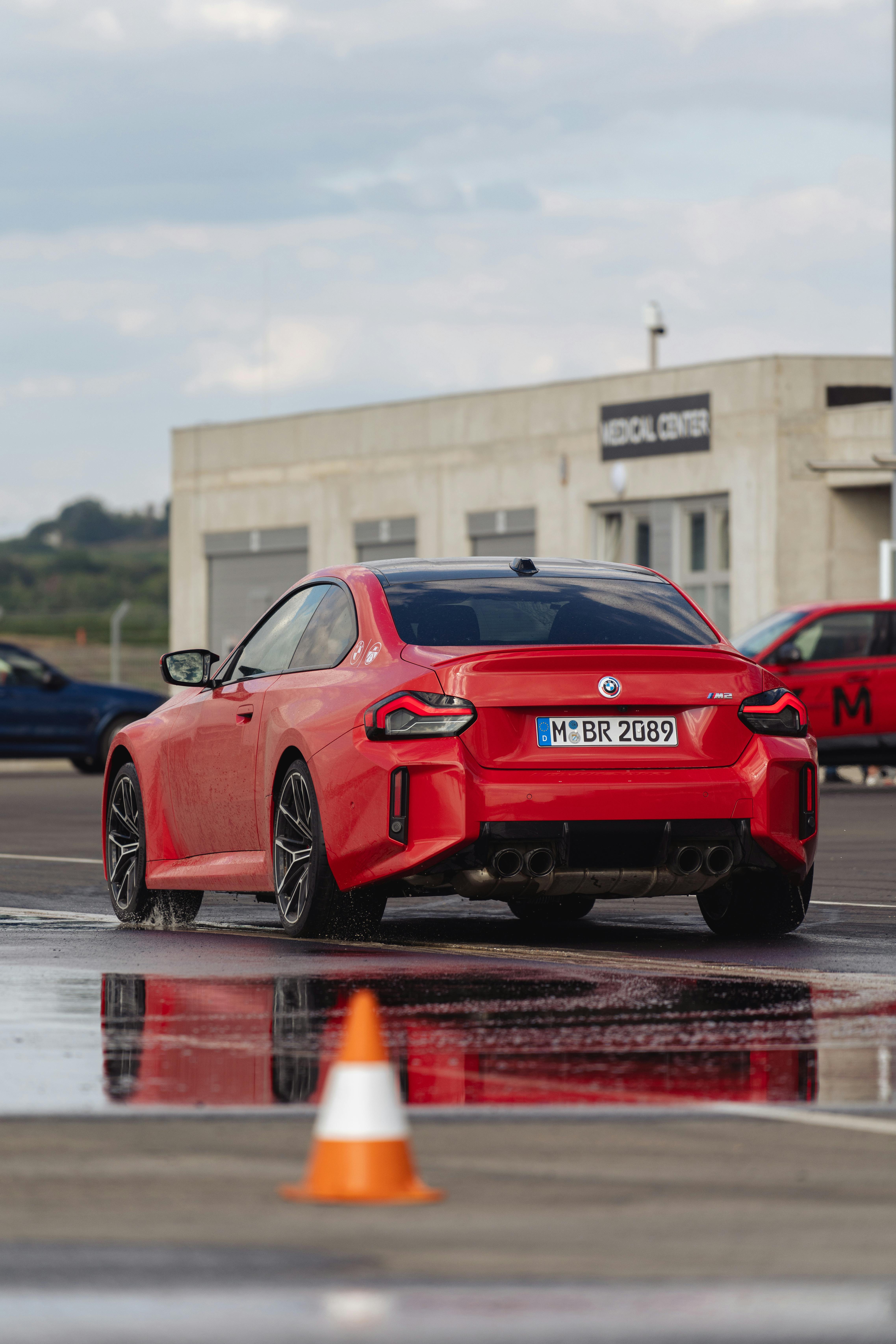 Rear of a Red BMW M2 · Free Stock Photo
