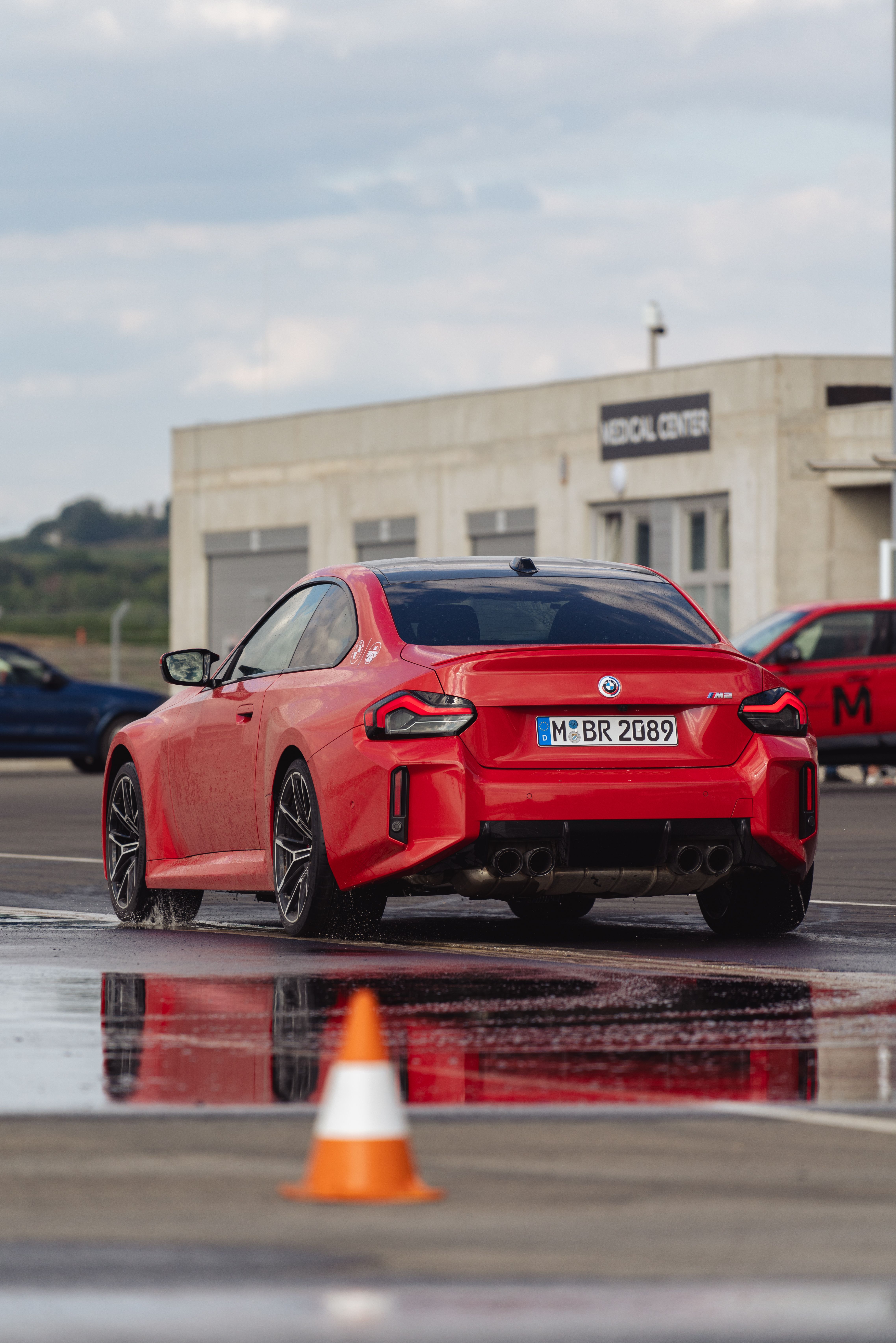 Rear of a Red BMW M2 · Free Stock Photo