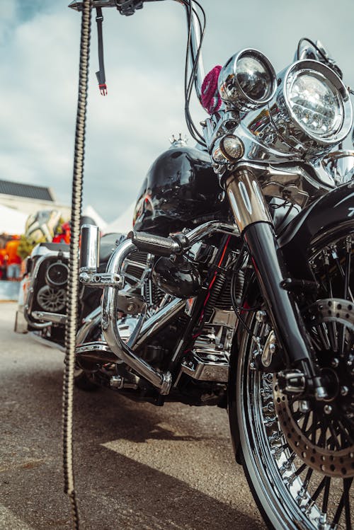 Foto profissional grátis de Harley Davidson, mobilete, moto