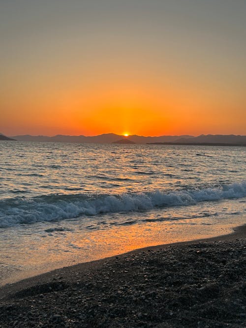 Sea Shore at Sunset