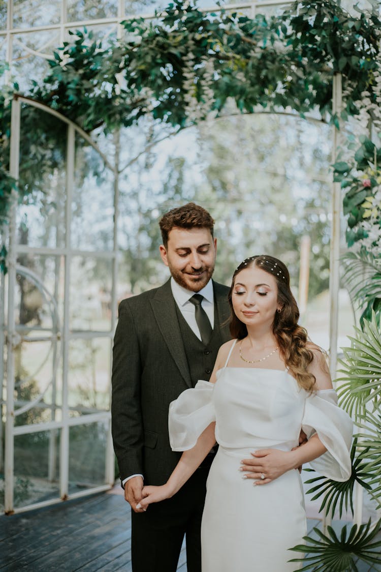 Young Couple Standing Together