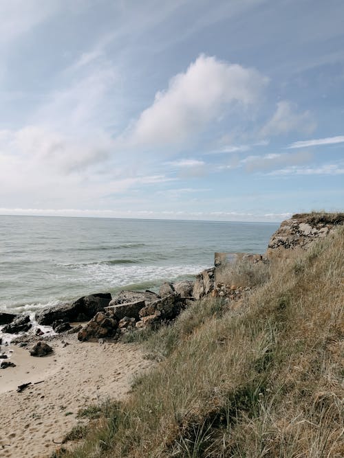 Rocks on Beach by Baltic Sea
