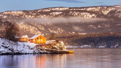 Photos gratuites de en bois, fjord, froid