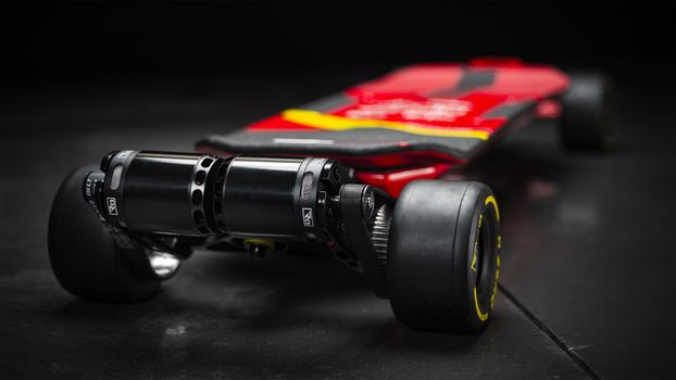 Close-Up Photo of Radium Performance Electric Skateboard