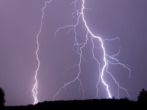 Lightning Strikes at night