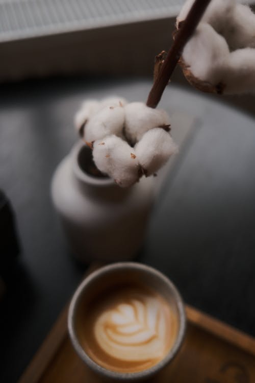 cappuccino, dal, dikey atış içeren Ücretsiz stok fotoğraf