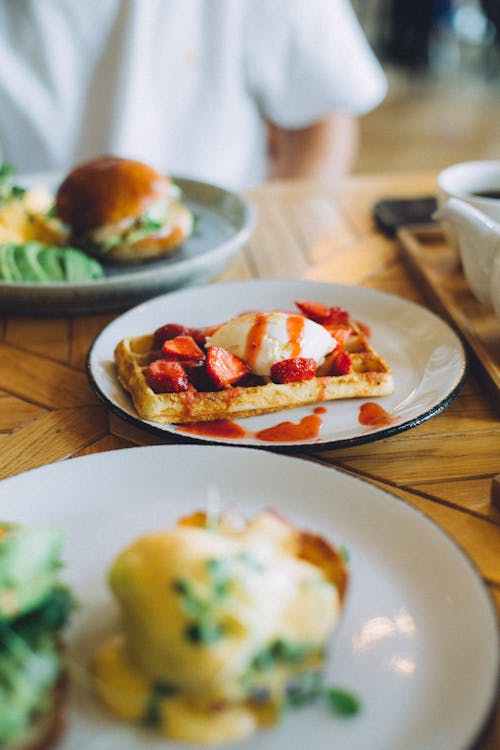 Waffle with Fruit