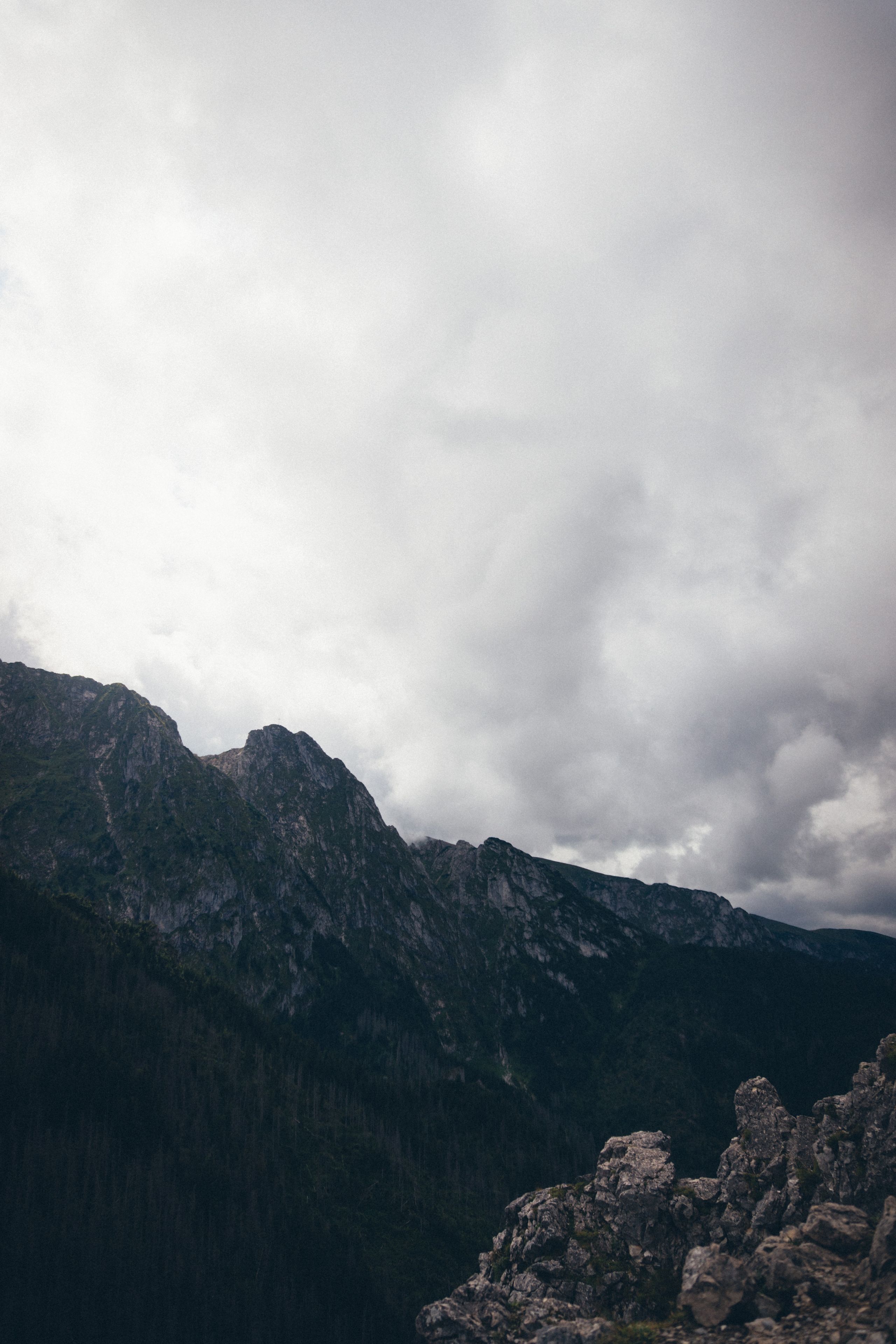 Majestic view of Giewont Mou