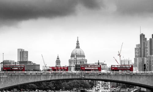 Fotos de stock gratuitas de autobús, paisaje urbano, puente londres