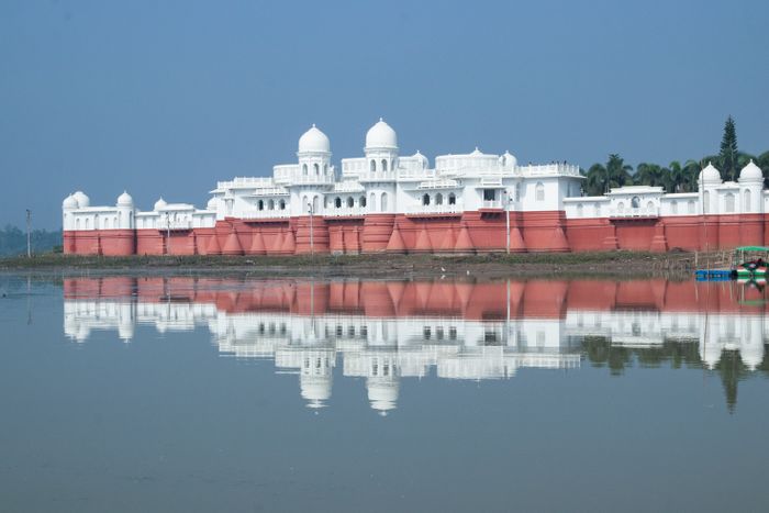 Neermahal water palace in Northeast India