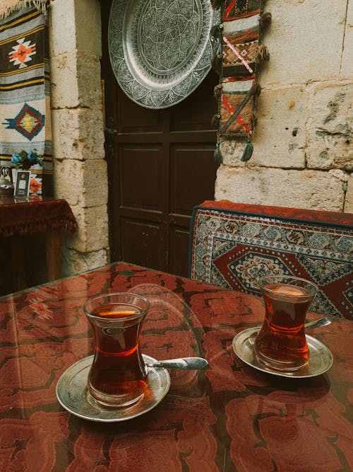 Turkish Tea on Table