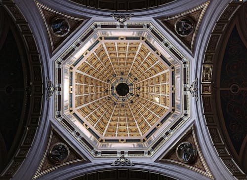 Ornate and Illuminated Ceiling