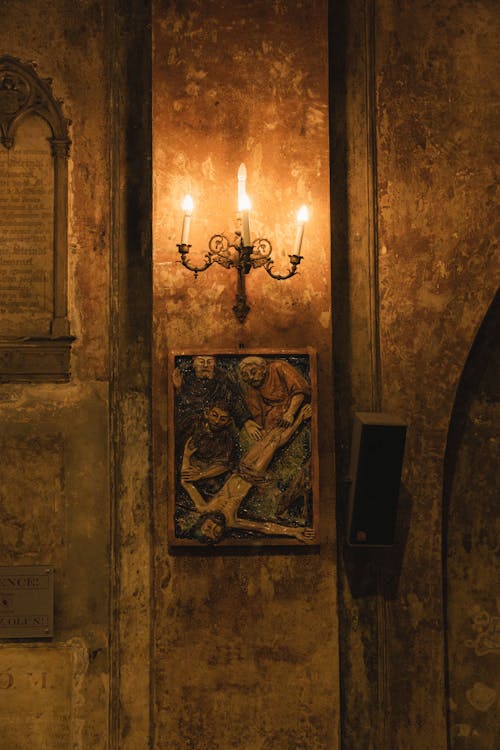 Immagine gratuita di arte, candele, chiesa