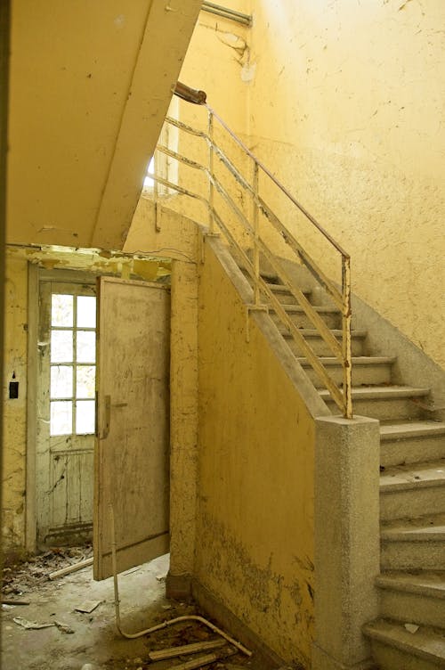Damaged and Destroyed Staircase
