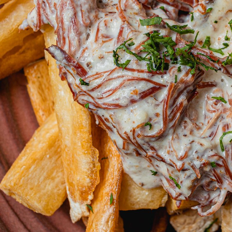 Slow Cooker Creamy Roasted Cabbage and Crispy Caraway Dip