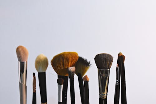 Free Make-up Brush Set Stock Photo