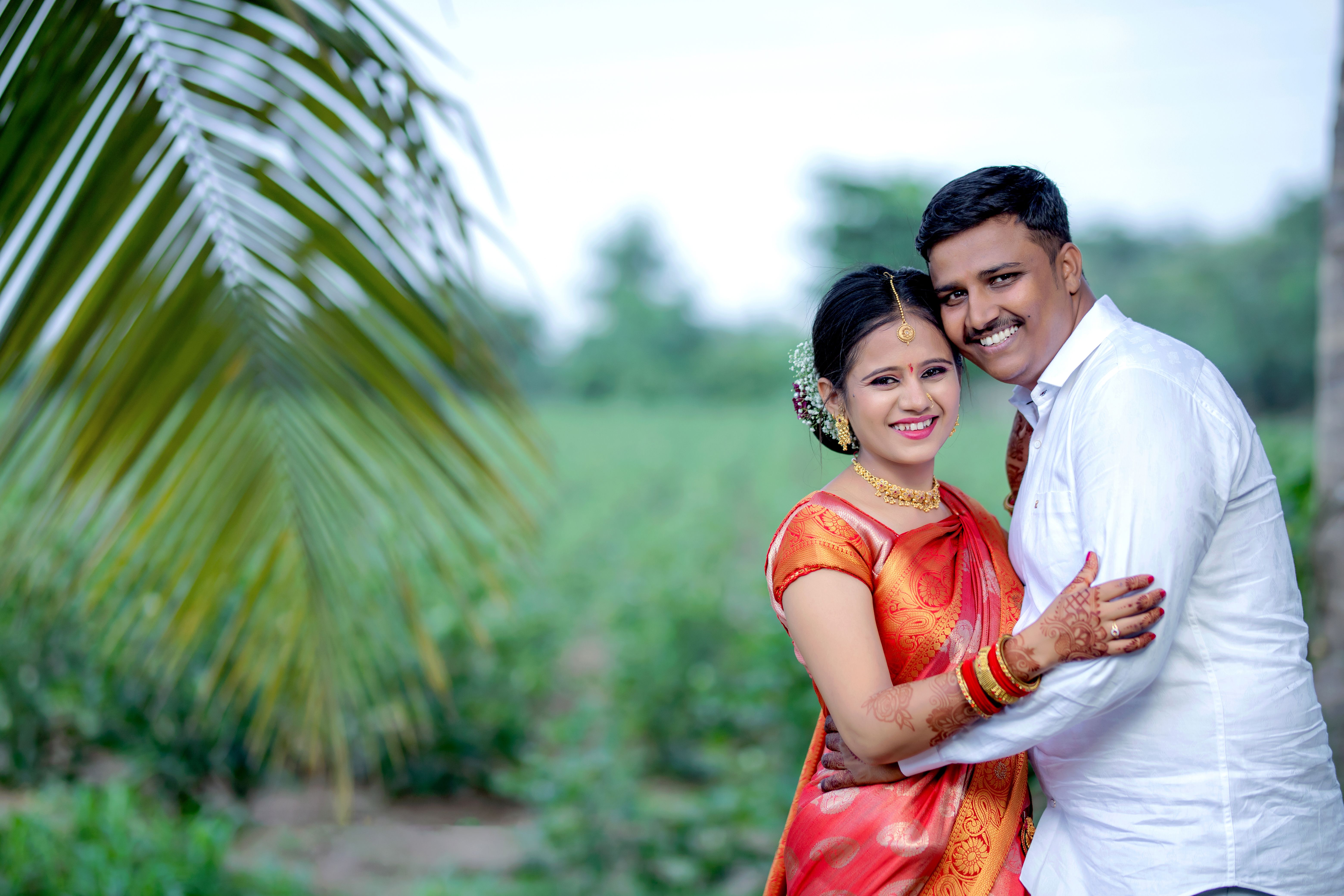 Young Couple in Traditional Clothing · Free Stock Photo