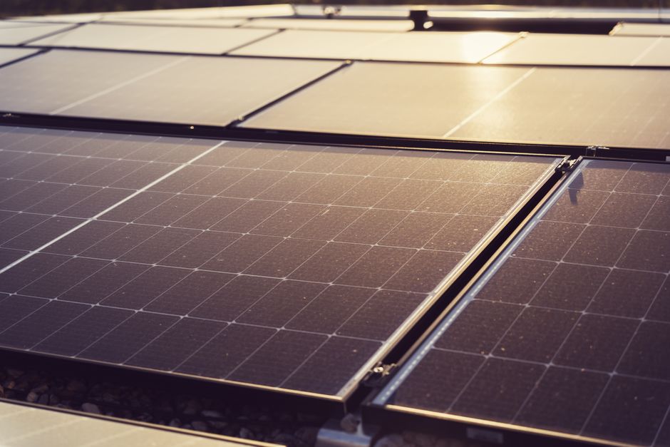 Close-up of ETFE laminated solar cells showing the textured surface for maximum light absorption - foldable solar trail Close-up of ETFE laminated solar cells showing the textured surface for maximum light absorption - foldable solar trail