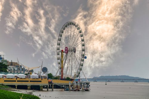 Ferris Wheel and an Amusement Park in Guayaquil 