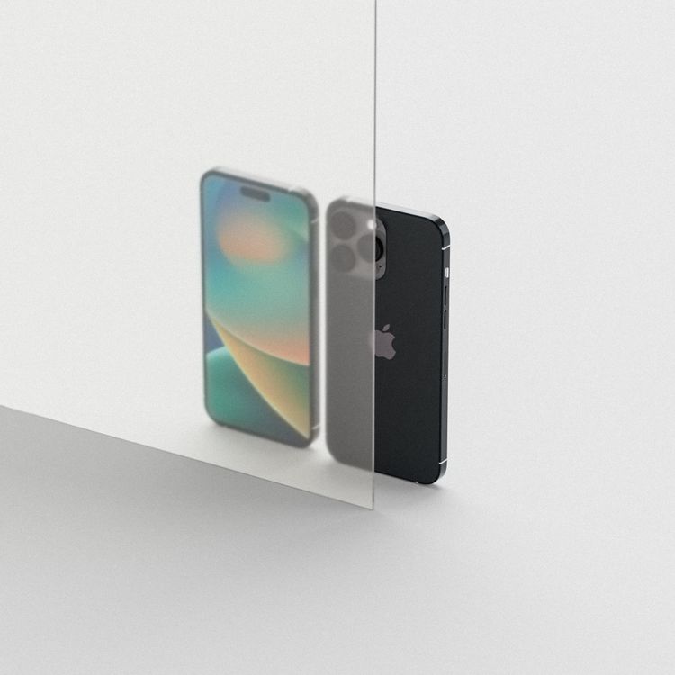 Two iPhones shown front and back highlighting design and finish