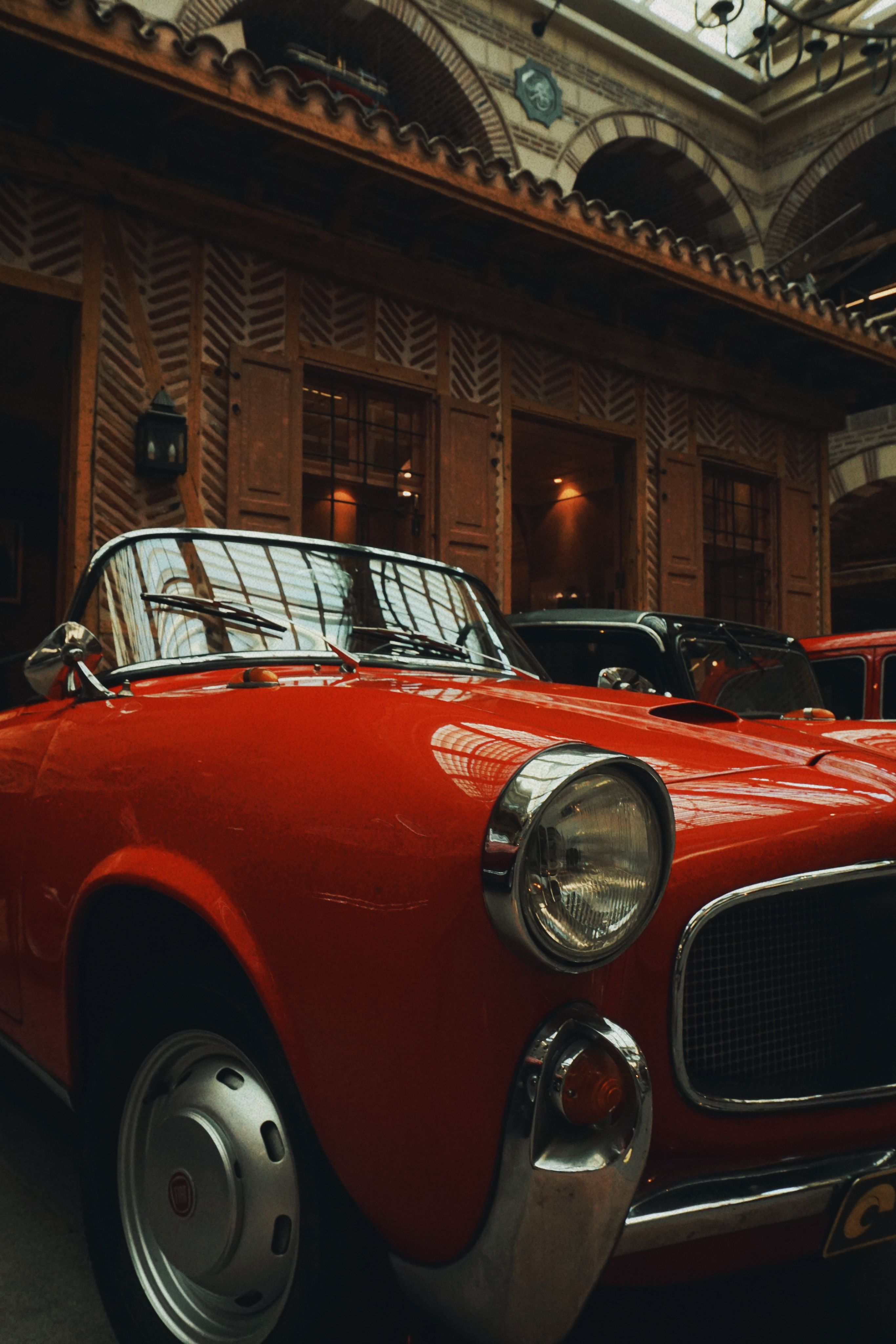 A Vintage Fiat on Display · Free Stock Photo