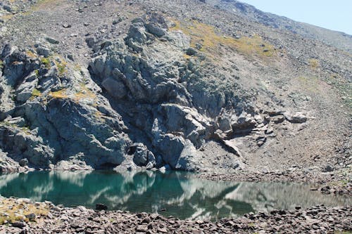 Základová fotografie zdarma na téma erodováno, jezero, kameny