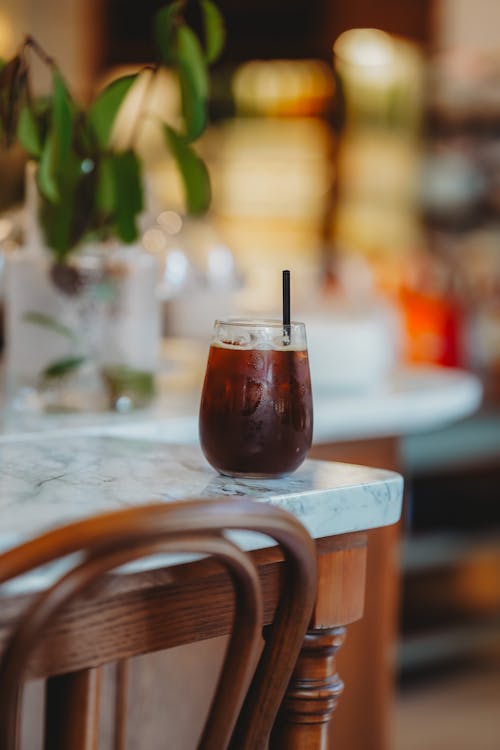 Coca Cola Glass on Table